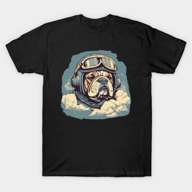 Aviator dog T-Shirt by GreenMary Design